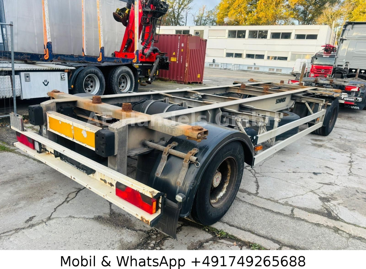 Sommer AW 18T Drehschemel BDF *Luft/Luft*Scheibenbremse - קרון נגרר מוביל מכולות/ החלפת גוף: תמונה 5 Sommer AW 18T Drehschemel BDF *Luft/Luft*Scheibenbremse - קרון נגרר מוביל מכולות/ החלפת גוף: תמונה 5