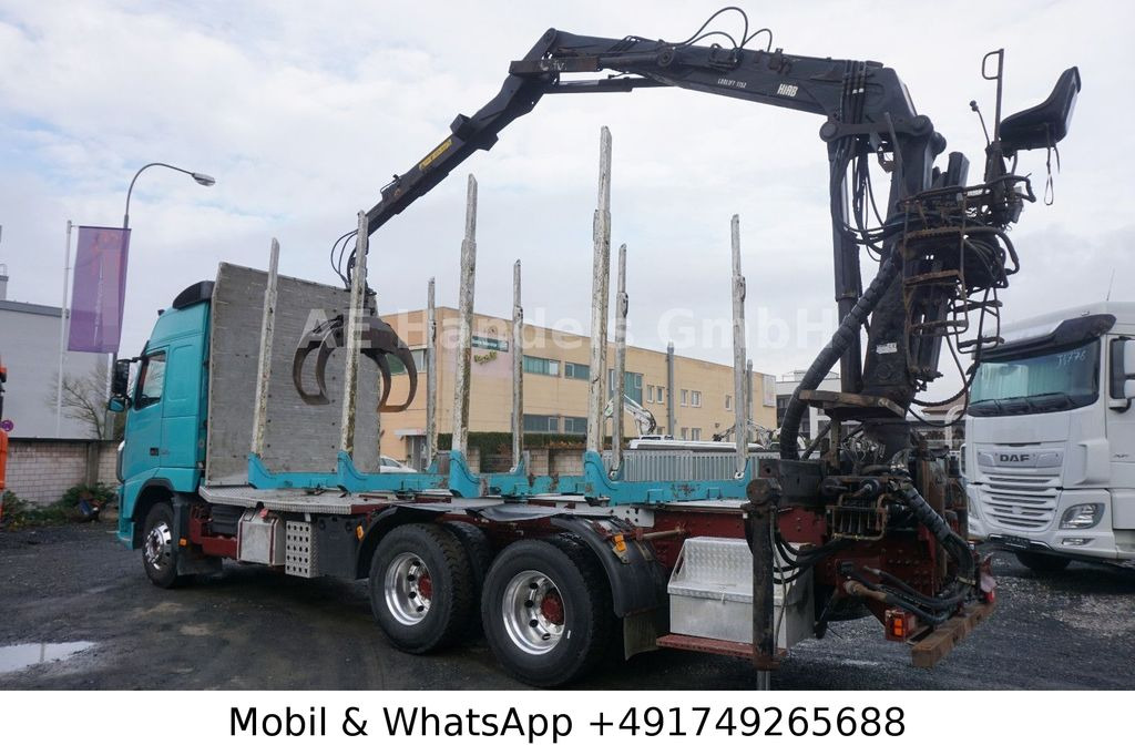 משאית עץ, משאית מנוף Volvo FH 540 Globe BL 6x4 Hiab 115z-80  *VEB+/AHK: תמונה 9