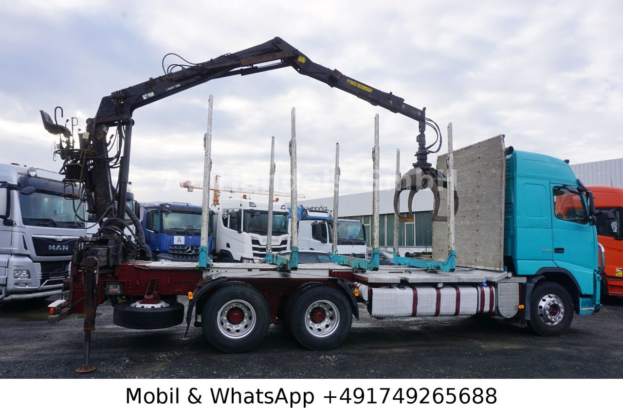 Volvo FH 540 Globe BL 6x4 Hiab 115z-80 *VEB+/AHK - משאית עץ, משאית מנוף: תמונה 3 Volvo FH 540 Globe BL 6x4 Hiab 115z-80 *VEB+/AHK - משאית עץ, משאית מנוף: תמונה 3