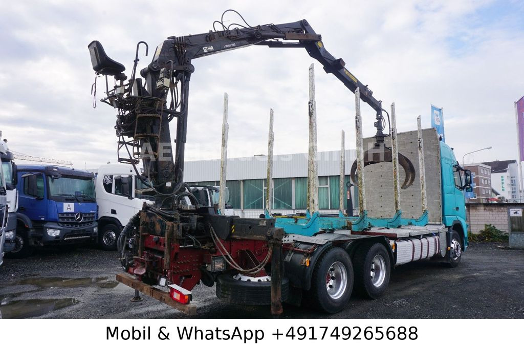 משאית עץ, משאית מנוף Volvo FH 540 Globe BL 6x4 Hiab 115z-80  *VEB+/AHK: תמונה 7