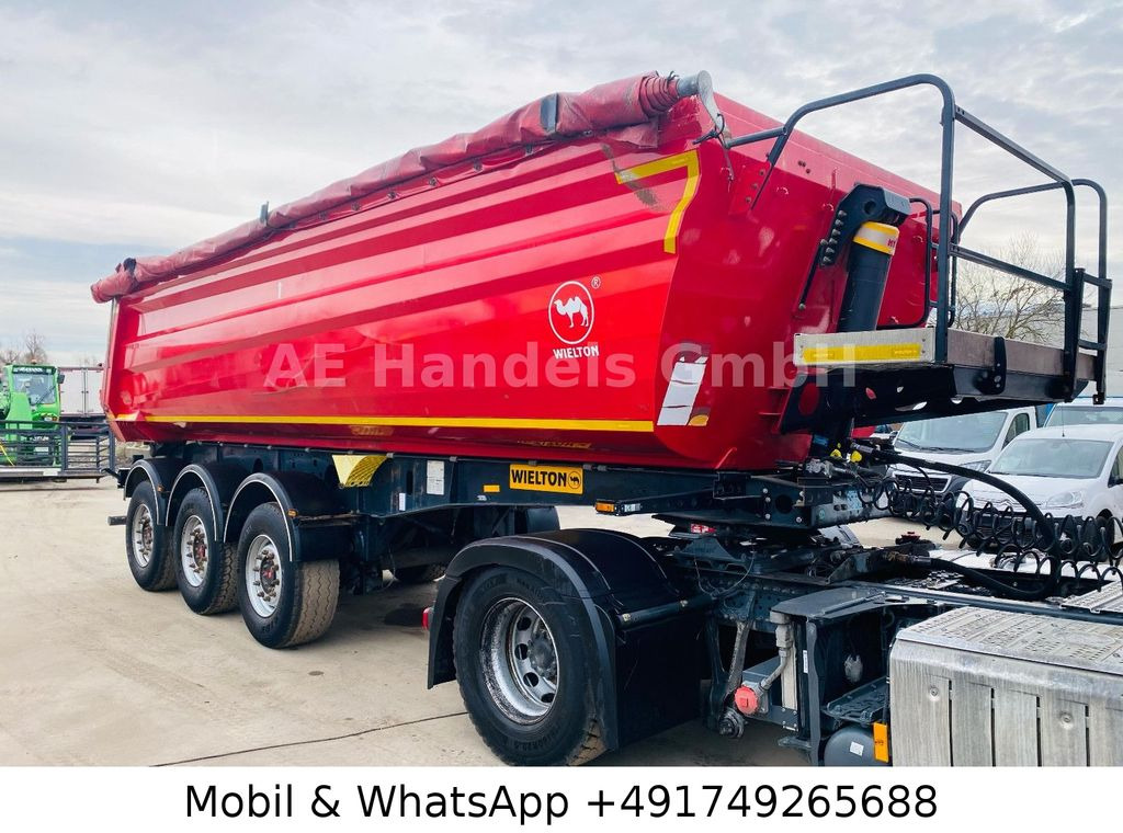 Wielton NW-3 Stahl *26m³/1.Liftachse/Rollplane/Podest - סמיטריילר עם מזהיר: תמונה 2 Wielton NW-3 Stahl *26m³/1.Liftachse/Rollplane/Podest - סמיטריילר עם מזהיר: תמונה 2
