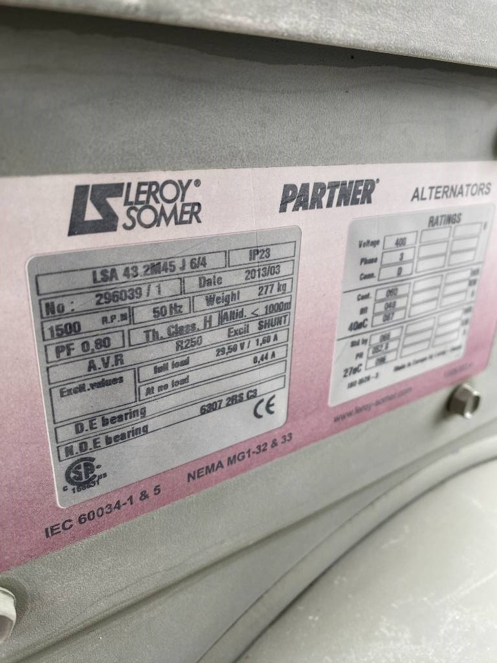 ערכת גנרטורים Atlas Copco QAX 60 - Carte Grise Françaises endommagé: תמונה 10 ערכת גנרטורים Atlas Copco QAX 60 - Carte Grise Françaises endommagé: תמונה 10