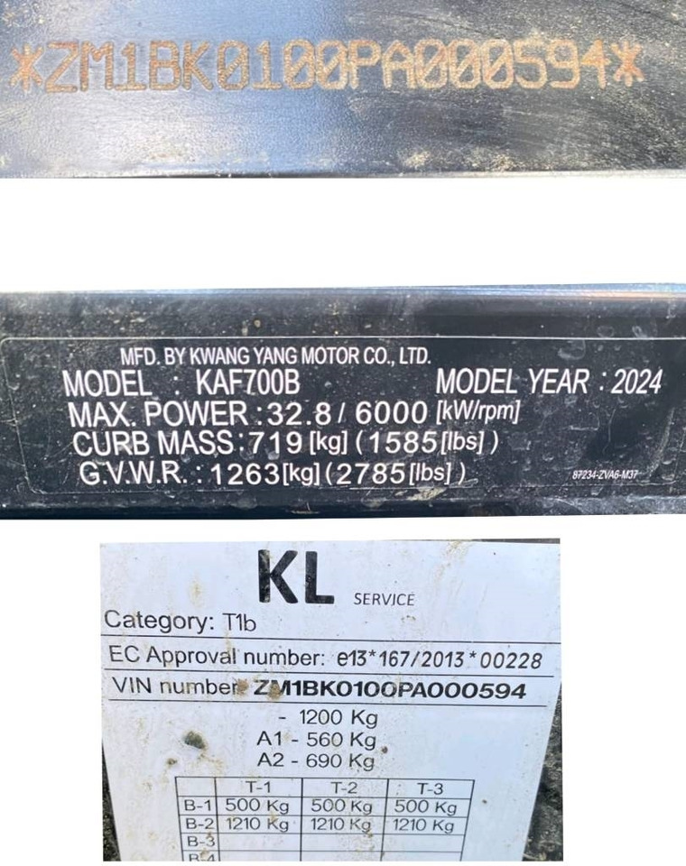 רכב שטח/ טרקטורון Kawasaki MULE PRO MX - 1er Main endommagé: תמונה 7