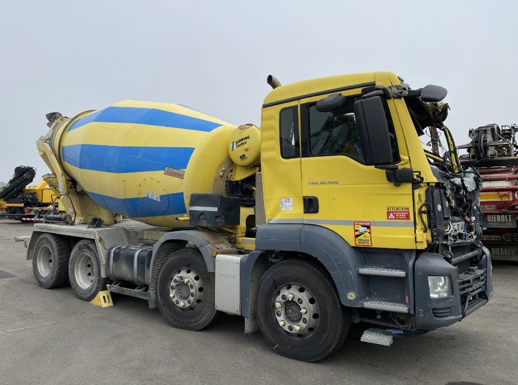 MAN MAN TGS 32-420 / STETTER AM-UltraEco endommagé - משאית מערבלת בטון: תמונה 3 MAN MAN TGS 32-420 / STETTER AM-UltraEco endommagé - משאית מערבלת בטון: תמונה 3