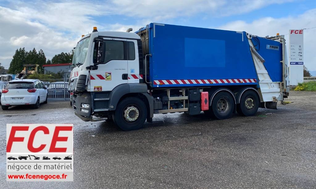 MAN TGS 26.360-6x2 FAUN VR5Z/ZÖLLER endommagé - משאית אשפה: תמונה 1 MAN TGS 26.360-6x2 FAUN VR5Z/ZÖLLER endommagé - משאית אשפה: תמונה 1