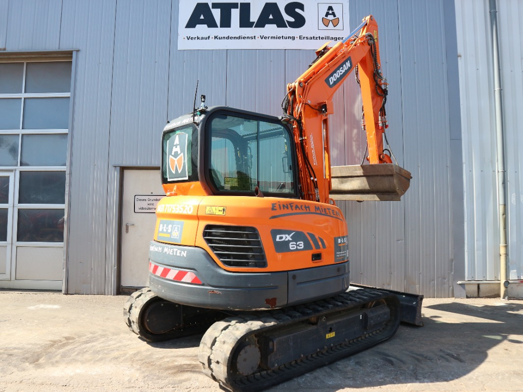 Doosan DX63-3 - מיני מחפר: תמונה 3 Doosan DX63-3 - מיני מחפר: תמונה 3