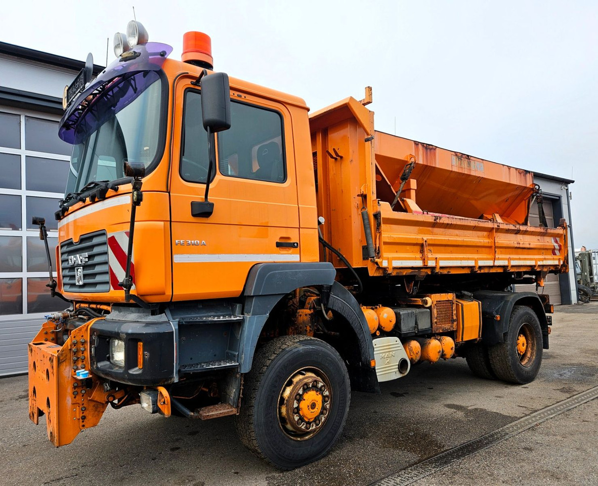 MAN FE 19.310 4x4 BL Winterdienst Band Streuer - מזהיר: תמונה 1 MAN FE 19.310 4x4 BL Winterdienst Band Streuer - מזהיר: תמונה 1