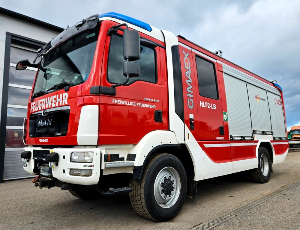 MAN TGM 13.290 4x4 BL Feuerwehr HLF2-LB Gimaex - משאית: תמונה 1 MAN TGM 13.290 4x4 BL Feuerwehr HLF2-LB Gimaex - משאית: תמונה 1