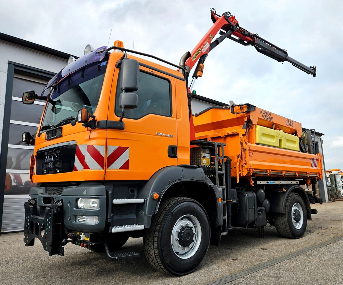 MAN TGM 18.290 4x4 Palfinger PK7001 Kran Funk Euro5 - מזהיר, משאית מנוף: תמונה 1 MAN TGM 18.290 4x4 Palfinger PK7001 Kran Funk Euro5 - מזהיר, משאית מנוף: תמונה 1