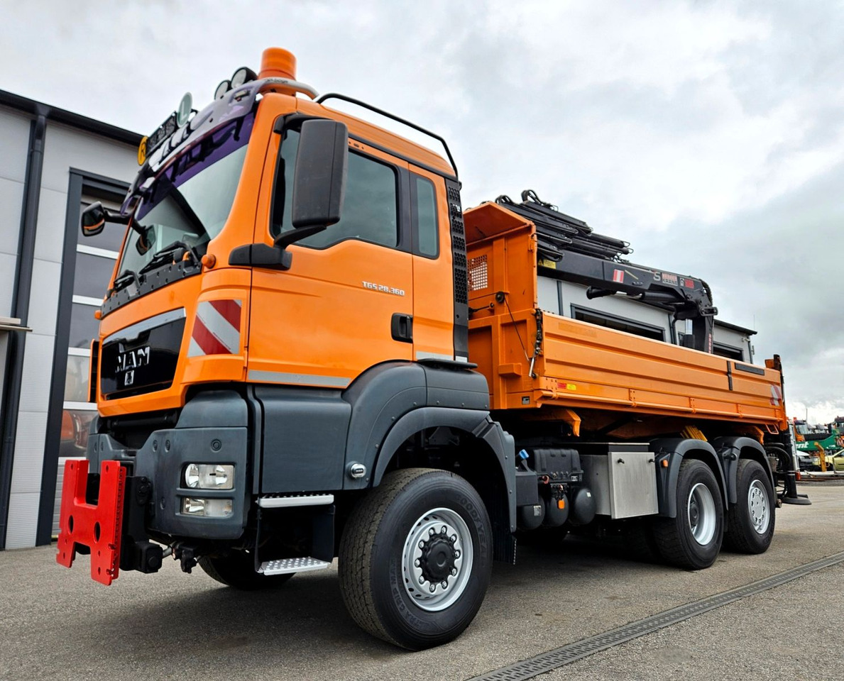 MAN TGS 28.360 6x4-4 HIAB 144E-4 Kran Euro5 - מזהיר, משאית מנוף: תמונה 4 MAN TGS 28.360 6x4-4 HIAB 144E-4 Kran Euro5 - מזהיר, משאית מנוף: תמונה 4