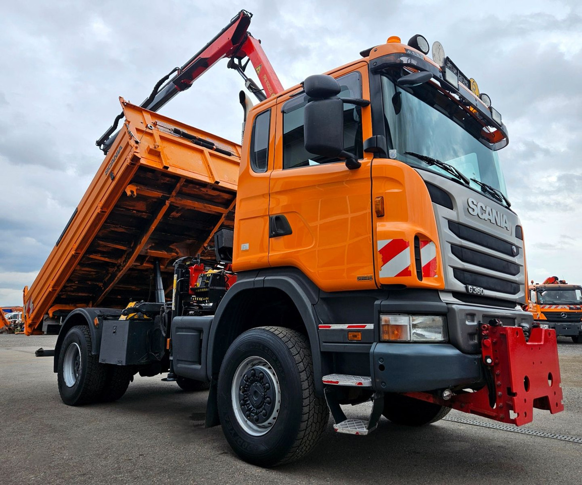 Scania G360 4x4 Palfinger PK11002 Kran Euro5 - מזהיר, משאית מנוף: תמונה 1 Scania G360 4x4 Palfinger PK11002 Kran Euro5 - מזהיר, משאית מנוף: תמונה 1