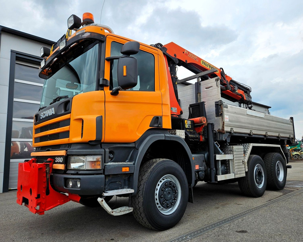 Scania P114 380 6x4-4 Palfinger PK12502 Kran Funk - מזהיר, משאית מנוף: תמונה 2 Scania P114 380 6x4-4 Palfinger PK12502 Kran Funk - מזהיר, משאית מנוף: תמונה 2