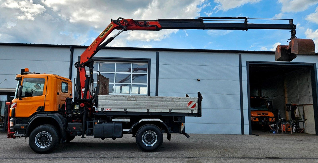 Scania P114 CB 380 4x4 Palfinger PK12502 Kran Funk - מזהיר, משאית מנוף: תמונה 2 Scania P114 CB 380 4x4 Palfinger PK12502 Kran Funk - מזהיר, משאית מנוף: תמונה 2