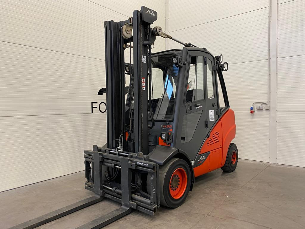 Linde H35D - מלגזת סולר: תמונה 1 Linde H35D - מלגזת סולר: תמונה 1