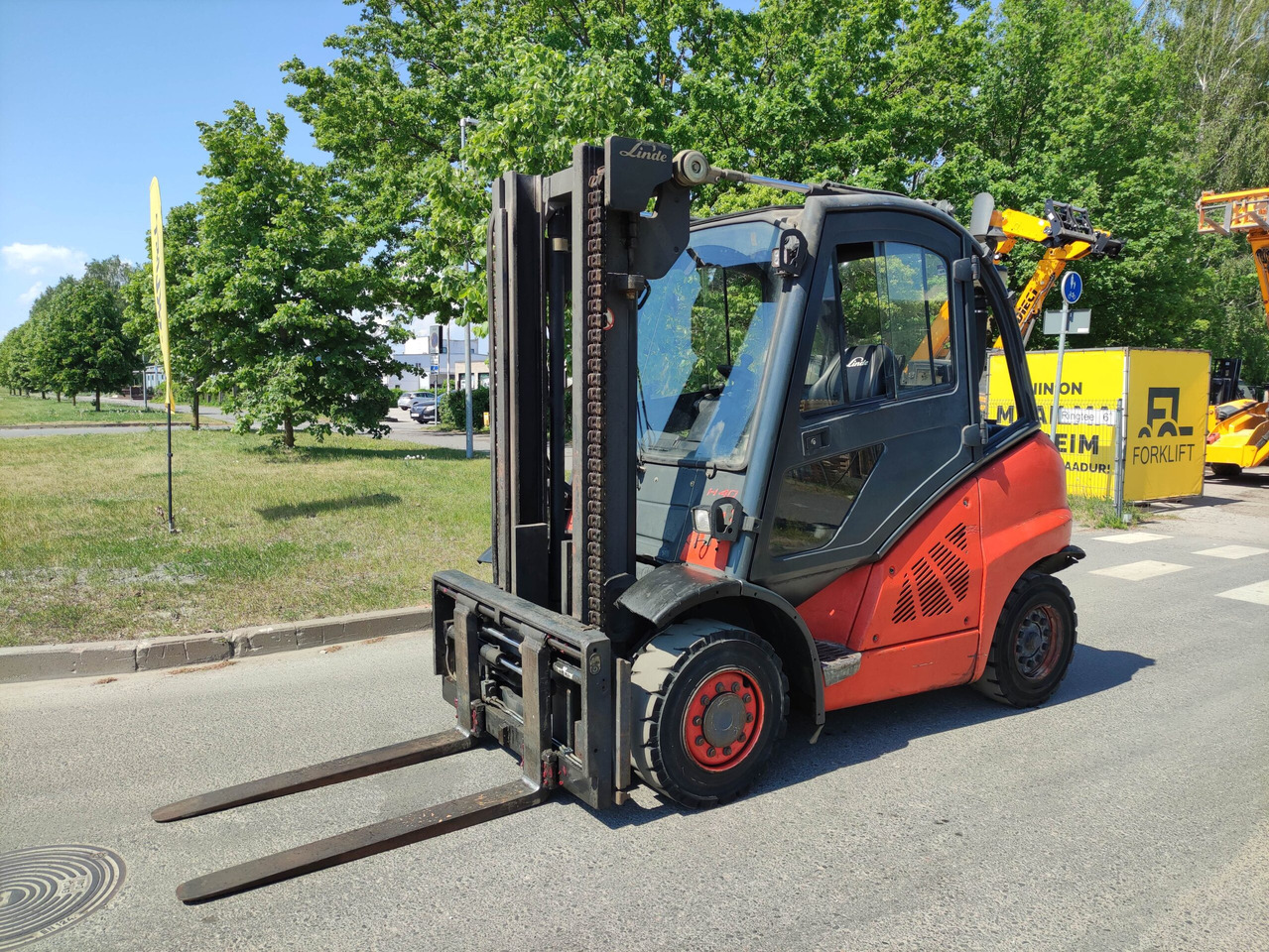 Linde H40D-01 - מלגזת סולר: תמונה 4 Linde H40D-01 - מלגזת סולר: תמונה 4