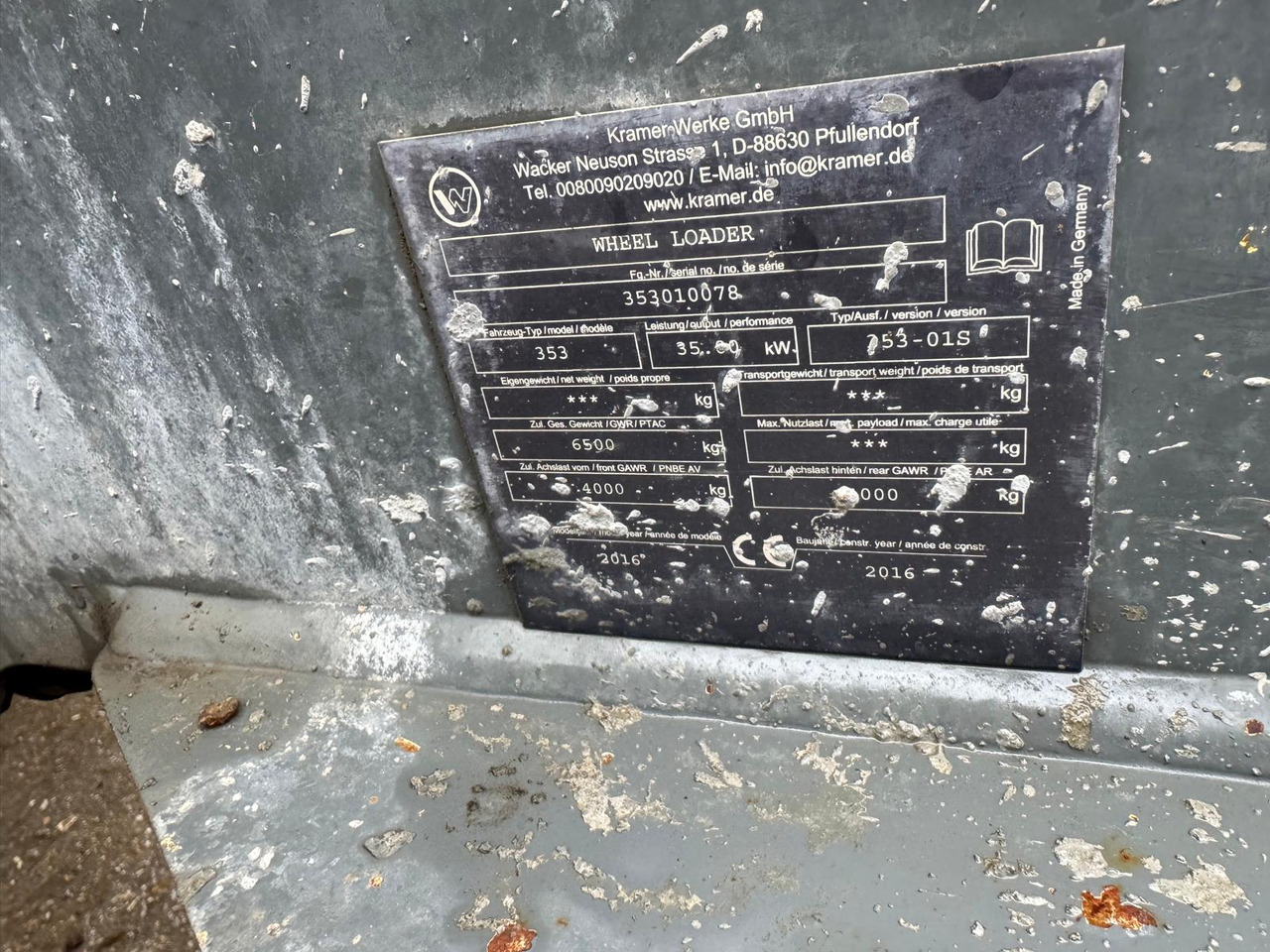 KRAMER 5085 - מעמיס גלגלים: תמונה 1 KRAMER 5085 - מעמיס גלגלים: תמונה 1