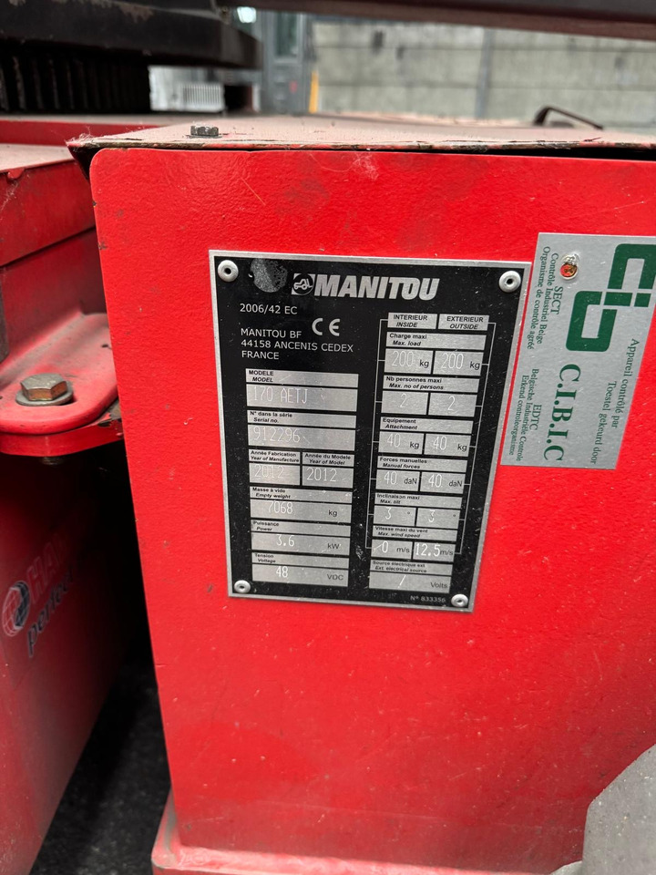 הַחכָּרָה MANITOU AETJ 170 MANITOU AETJ 170: תמונה 8 הַחכָּרָה MANITOU AETJ 170 MANITOU AETJ 170: תמונה 8