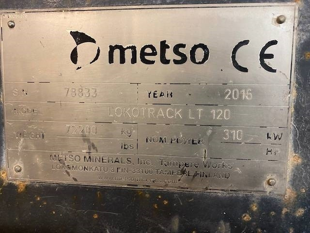 Metso Lokotrack LT120E Diesel and electric - מגרסה ניידת: תמונה 3 Metso Lokotrack LT120E Diesel and electric - מגרסה ניידת: תמונה 3