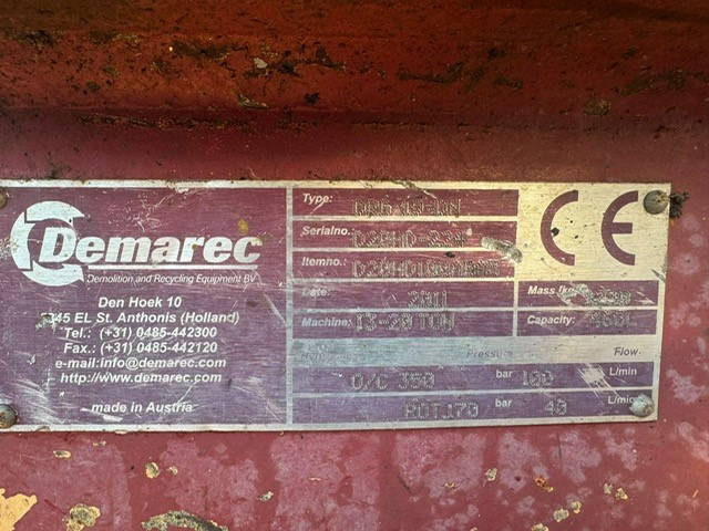 Demarec DRG 19 DN Sorteer Grijper 1000mm Breed - מכונת אחיזה: תמונה 3 Demarec DRG 19 DN Sorteer Grijper 1000mm Breed - מכונת אחיזה: תמונה 3