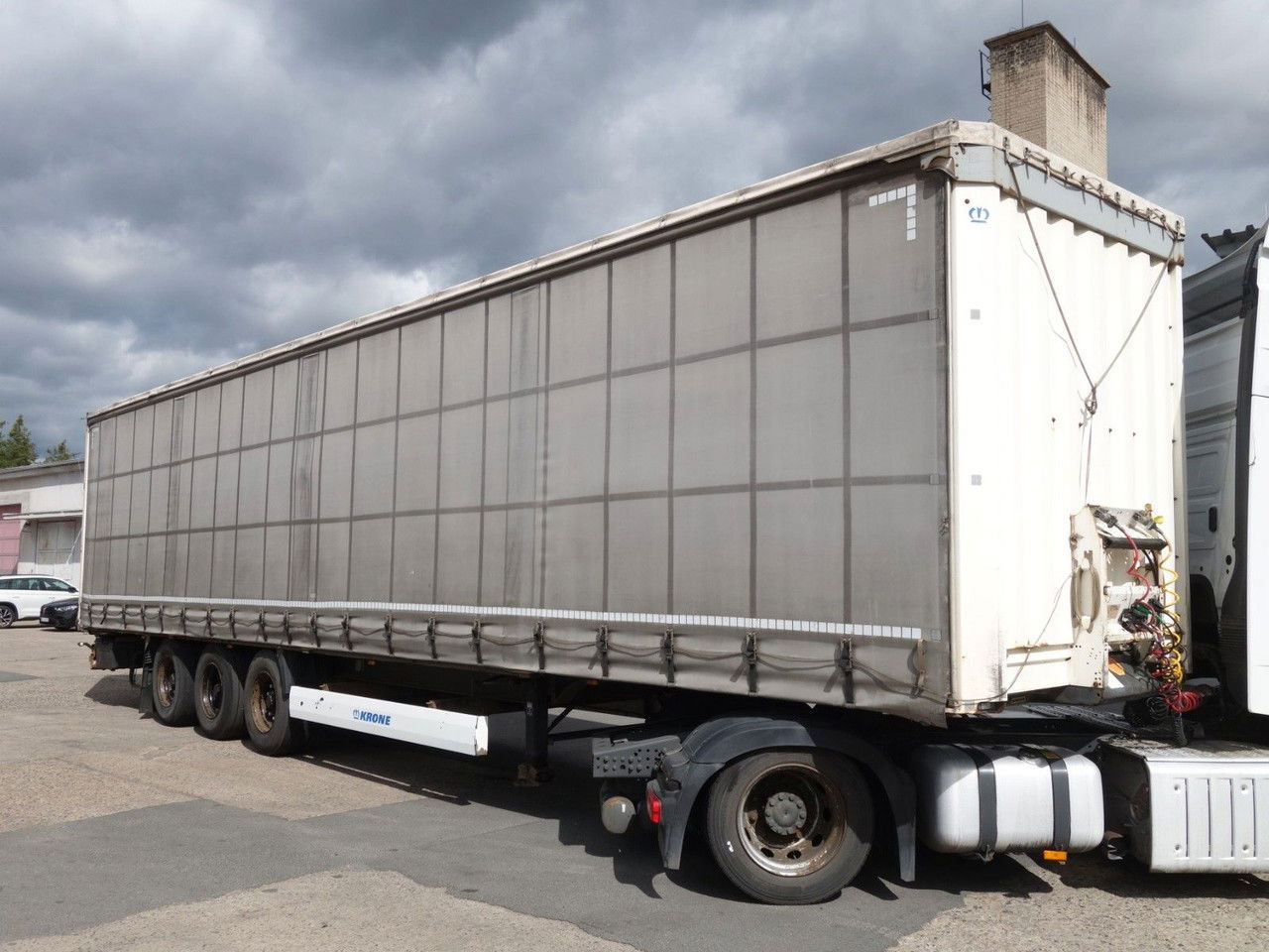 Krone SD Standard, Liftachse - סמיטריילר עם וילונות צד: תמונה 3 Krone SD Standard, Liftachse - סמיטריילר עם וילונות צד: תמונה 3
