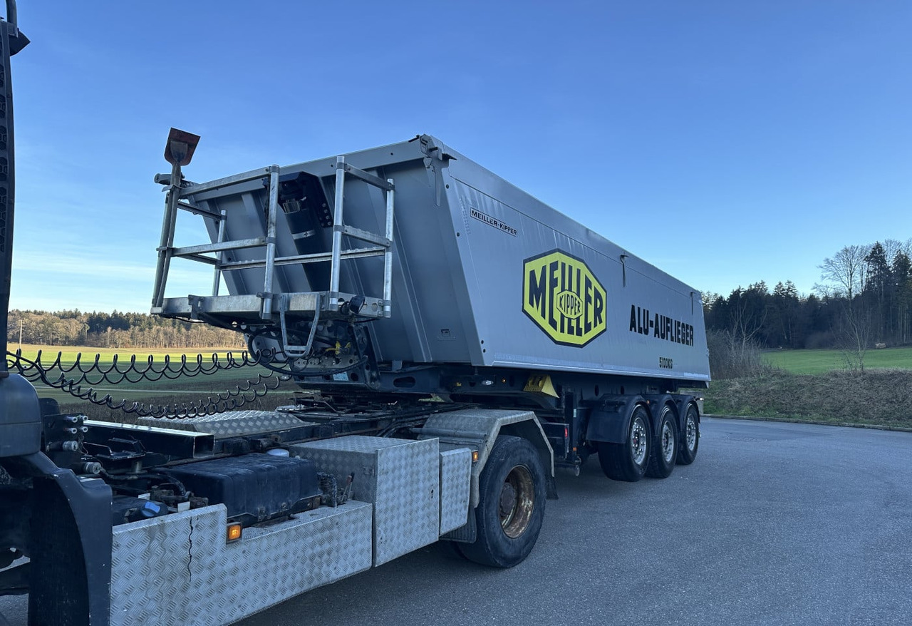 סמיטריילר עם מזהיר 2020 Meiller 39A 10E0E0 Alu Kippauflieger 30m³: תמונה 1