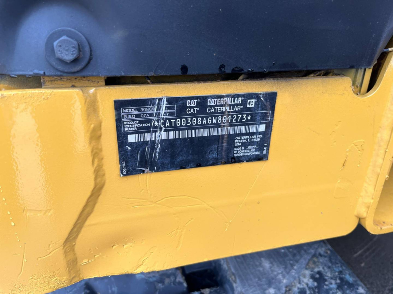 מחפר סורק CAT 308-07CR: תמונה 6
