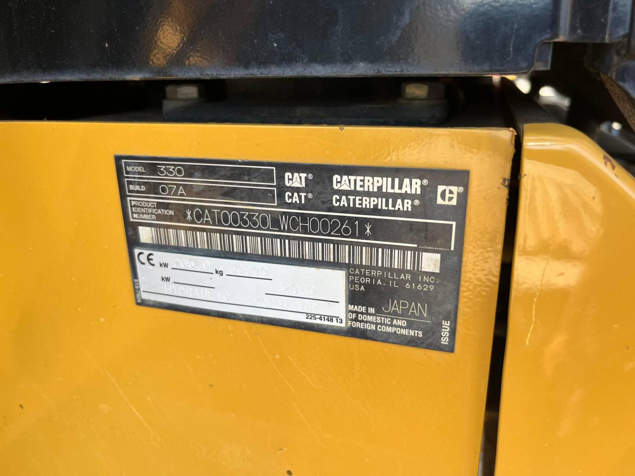 CAT 330-07 - מחפר סורק: תמונה 5 CAT 330-07 - מחפר סורק: תמונה 5