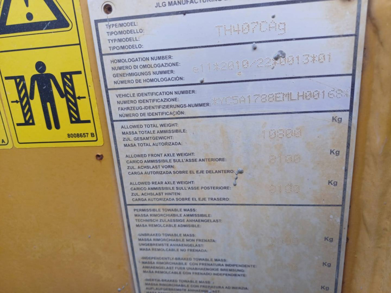 מפעיל טלסקופי CAT TH407C: תמונה 6 מפעיל טלסקופי CAT TH407C: תמונה 6