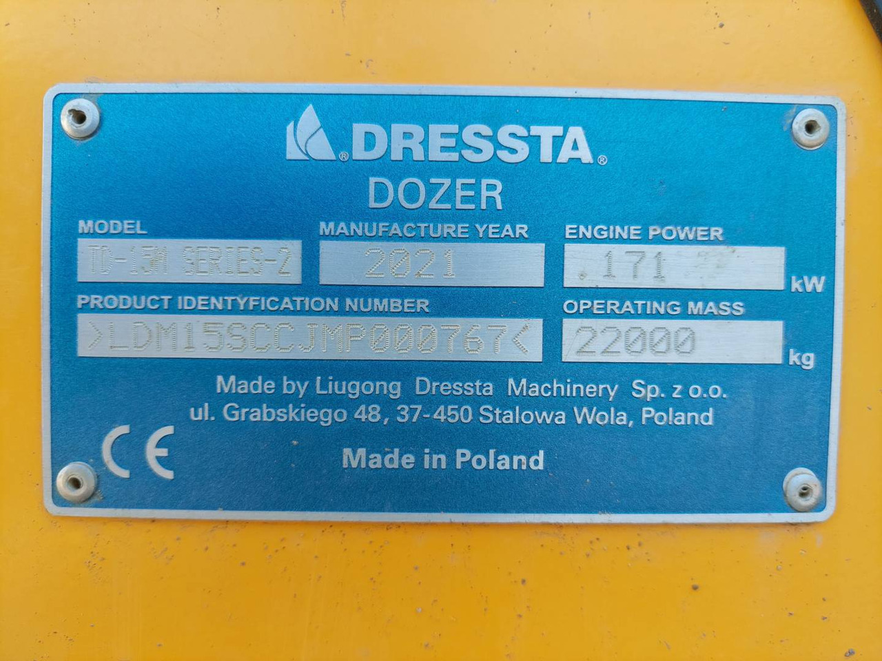 DRESSTA NORTH AMERICA TD-15M - דחפור: תמונה 5 DRESSTA NORTH AMERICA TD-15M - דחפור: תמונה 5