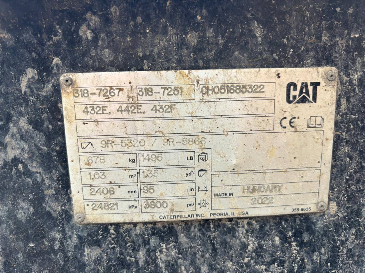 מחפרון CAT 432: תמונה 18