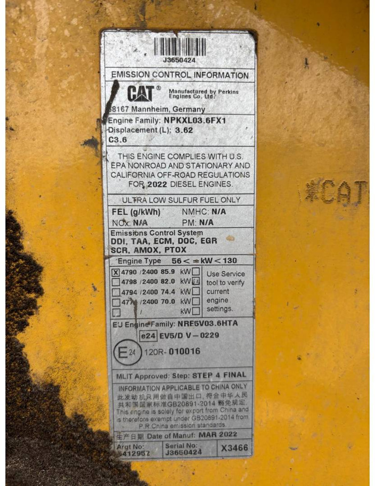 מחפרון CAT 432: תמונה 12