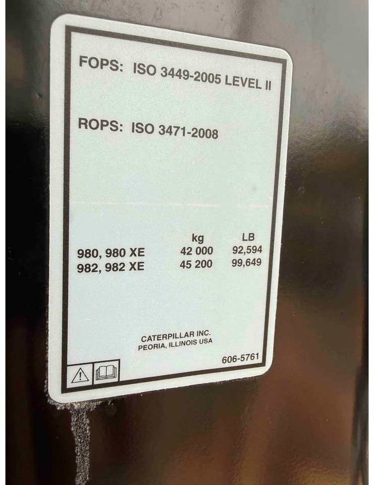הַחכָּרָה CAT 980 CAT 980: תמונה 25