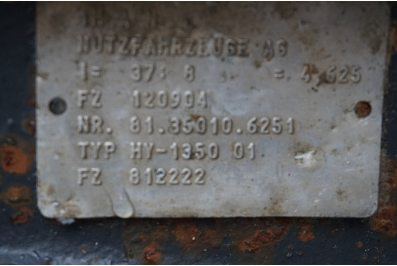 MAN HY-1350-01 37/8 - סרן אחורי עבור משאית: תמונה 4 MAN HY-1350-01 37/8 - סרן אחורי עבור משאית: תמונה 4