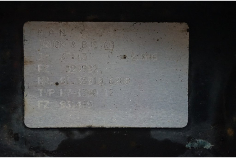 MAN HY-1350-15 37/13 - סרן אחורי עבור משאית: תמונה 3 MAN HY-1350-15 37/13 - סרן אחורי עבור משאית: תמונה 3