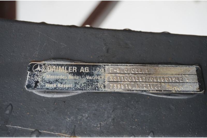 Mercedes-Benz F-8/C22.5 - סרן קדמי עבור משאית: תמונה 2 Mercedes-Benz F-8/C22.5 - סרן קדמי עבור משאית: תמונה 2