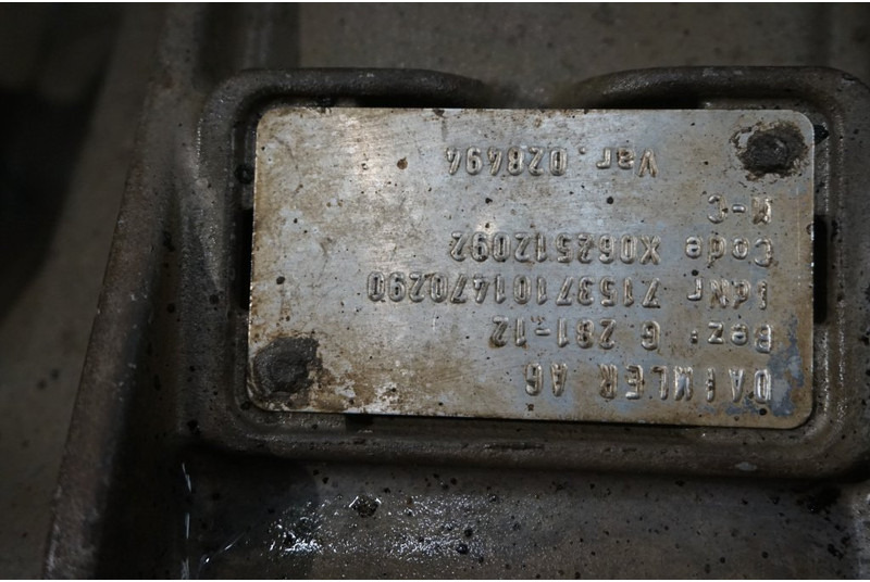 Mercedes-Benz G281-12KL + VOITH - תיבת הילוכים עבור משאית: תמונה 5 Mercedes-Benz G281-12KL + VOITH - תיבת הילוכים עבור משאית: תמונה 5