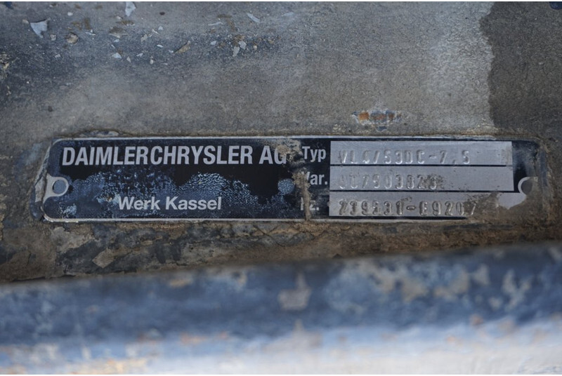 Mercedes-Benz VL4/53DC-7.5 - סרן קדמי עבור משאית: תמונה 2 Mercedes-Benz VL4/53DC-7.5 - סרן קדמי עבור משאית: תמונה 2