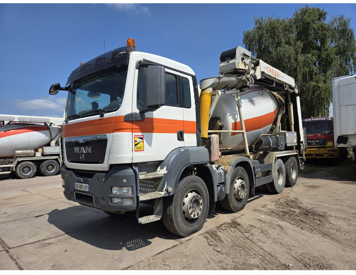 MAN TGS 35.400 8X4 Concrete Mixer Stetter 9m3 Steelsuspension - משאית מערבלת בטון: תמונה 1 MAN TGS 35.400 8X4 Concrete Mixer Stetter 9m3 Steelsuspension - משאית מערבלת בטון: תמונה 1