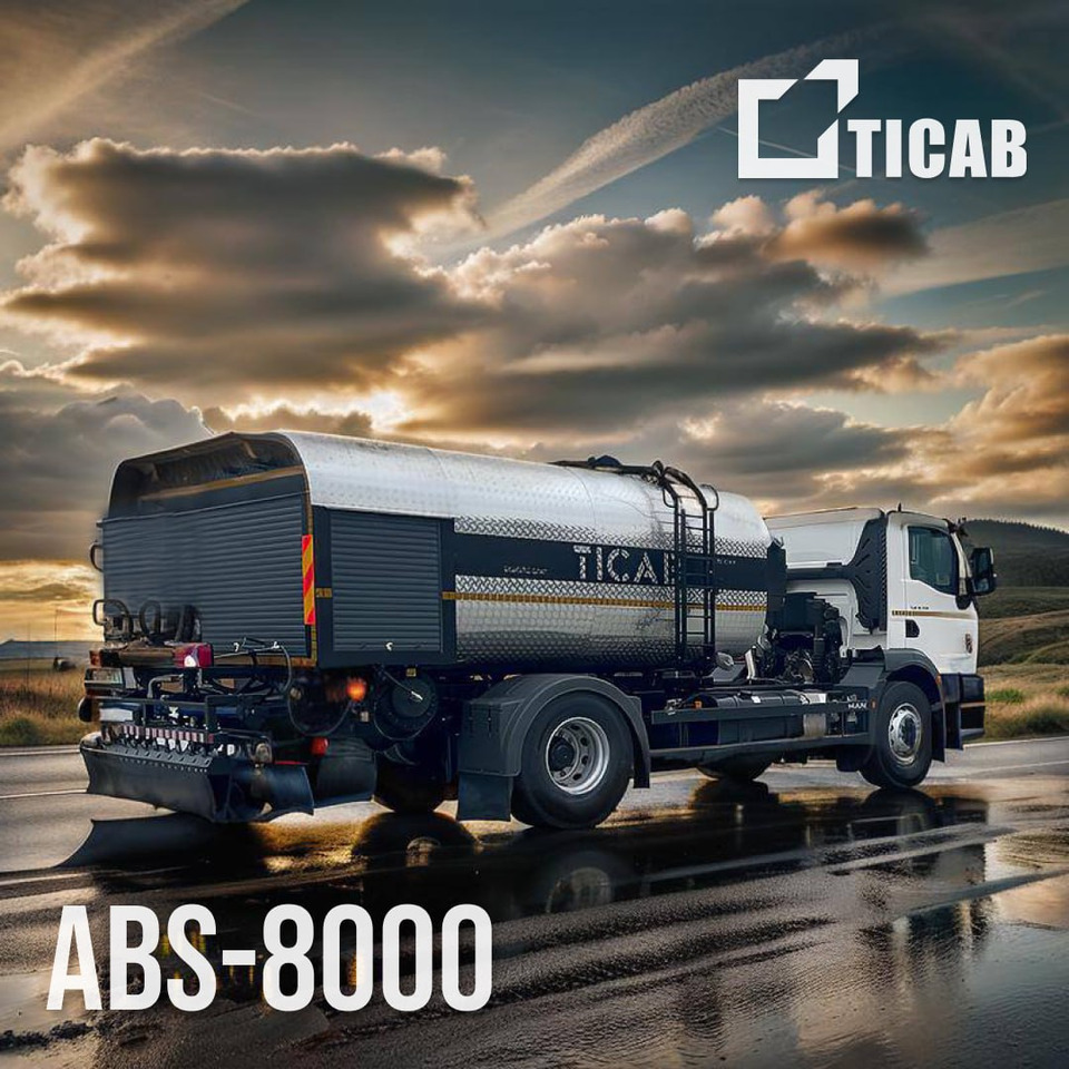 TICAB Аutonomous Asphalt Sprayer 8000 L, Asphalt Distributor, Manufacturer - משאית משאבת בטון: תמונה 3 TICAB Аutonomous Asphalt Sprayer 8000 L, Asphalt Distributor, Manufacturer - משאית משאבת בטון: תמונה 3