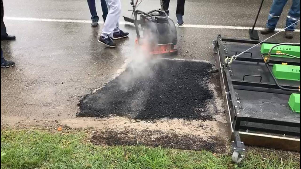 הַחכָּרָה TICAB New Pothole Patching Machine, Asphalt Infrared Patching, Manufacturer, MIRA-3 TICAB New Pothole Patching Machine, Asphalt Infrared Patching, Manufacturer, MIRA-3: תמונה 7