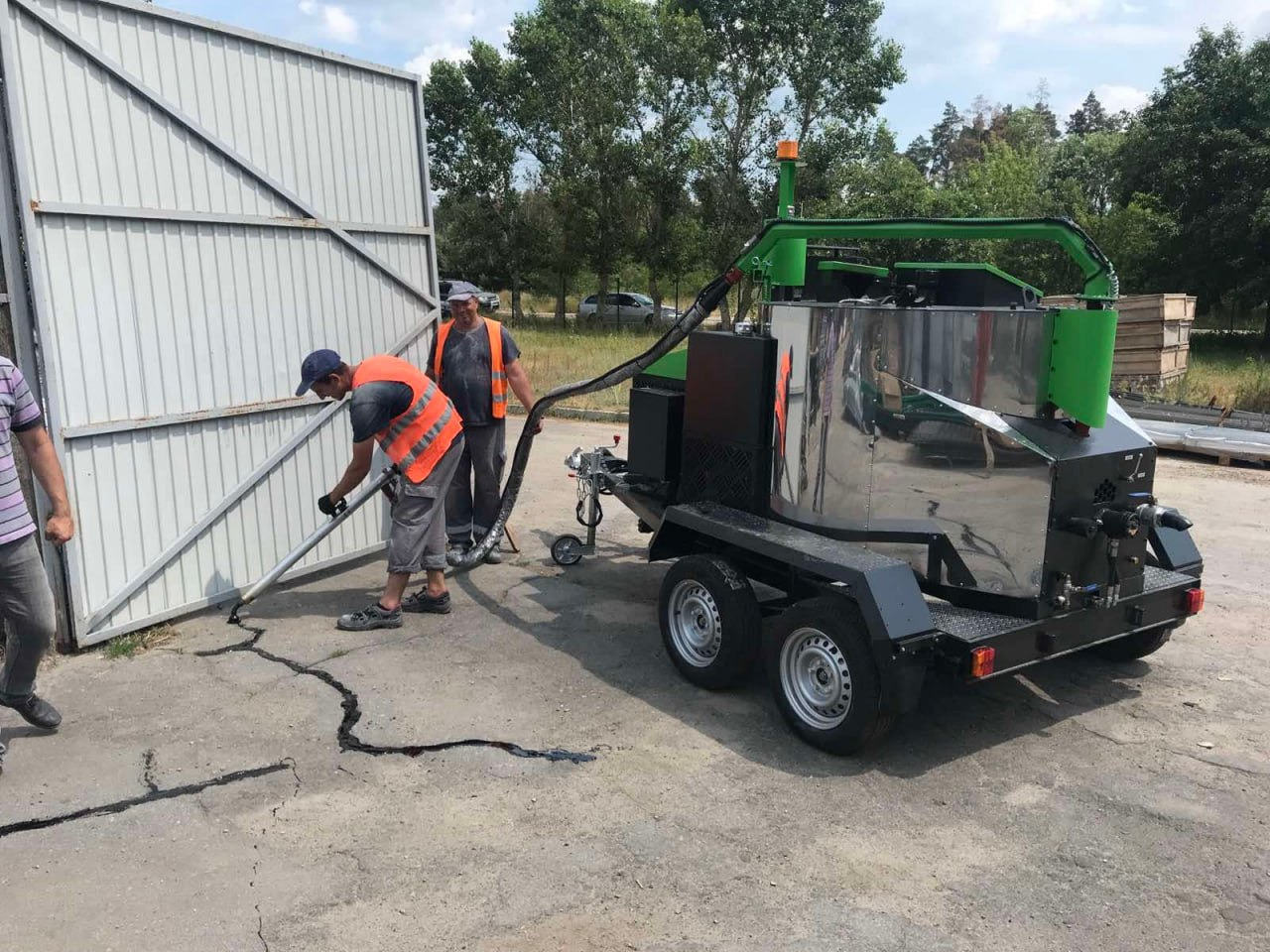 TICAB Сrack Sealing Machine, Asphalt Crack Fill Machine, 500 L, Manufacturer, mašīna asfalta šuvju un plaisu aizpildīšanai BPM-500 - מכונת אספלט: תמונה 5 TICAB Сrack Sealing Machine, Asphalt Crack Fill Machine, 500 L, Manufacturer, mašīna asfalta šuvju un plaisu aizpildīšanai BPM-500 - מכונת אספלט: תמונה 5