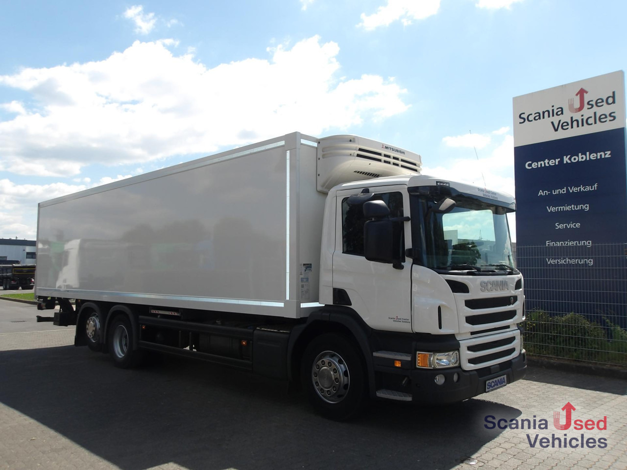 SCANIA P280 - 6x2*4 - KÜHLKOFFER 9m - MITSUBISHI - משאית קירור: תמונה 1 SCANIA P280 - 6x2*4 - KÜHLKOFFER 9m - MITSUBISHI - משאית קירור: תמונה 1