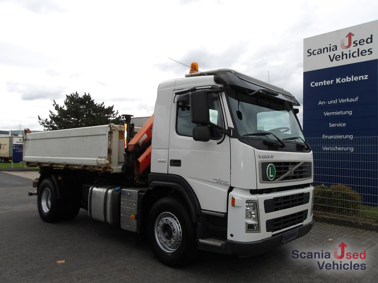 VOLVO FM 330 - PALFINGER PK 11001K - KEMPF DSK - מזהיר: תמונה 1 VOLVO FM 330 - PALFINGER PK 11001K - KEMPF DSK - מזהיר: תמונה 1