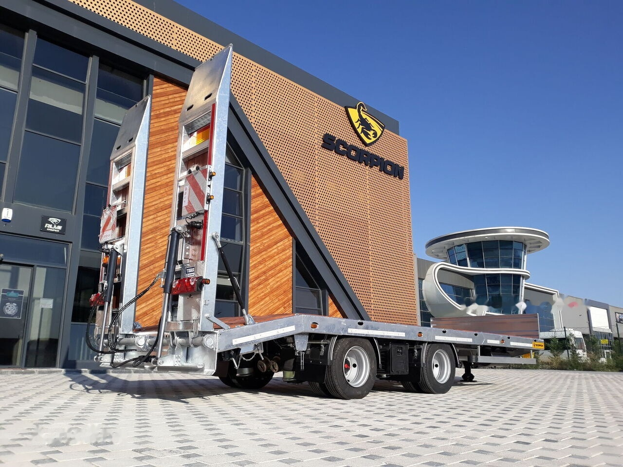 SCORPION 2 AXLE TANDEM TRAILER NEW (MANUFACTURER COMPANY) - קרון נגרר צד נופל/ שטוח: תמונה 2 SCORPION 2 AXLE TANDEM TRAILER NEW (MANUFACTURER COMPANY) - קרון נגרר צד נופל/ שטוח: תמונה 2