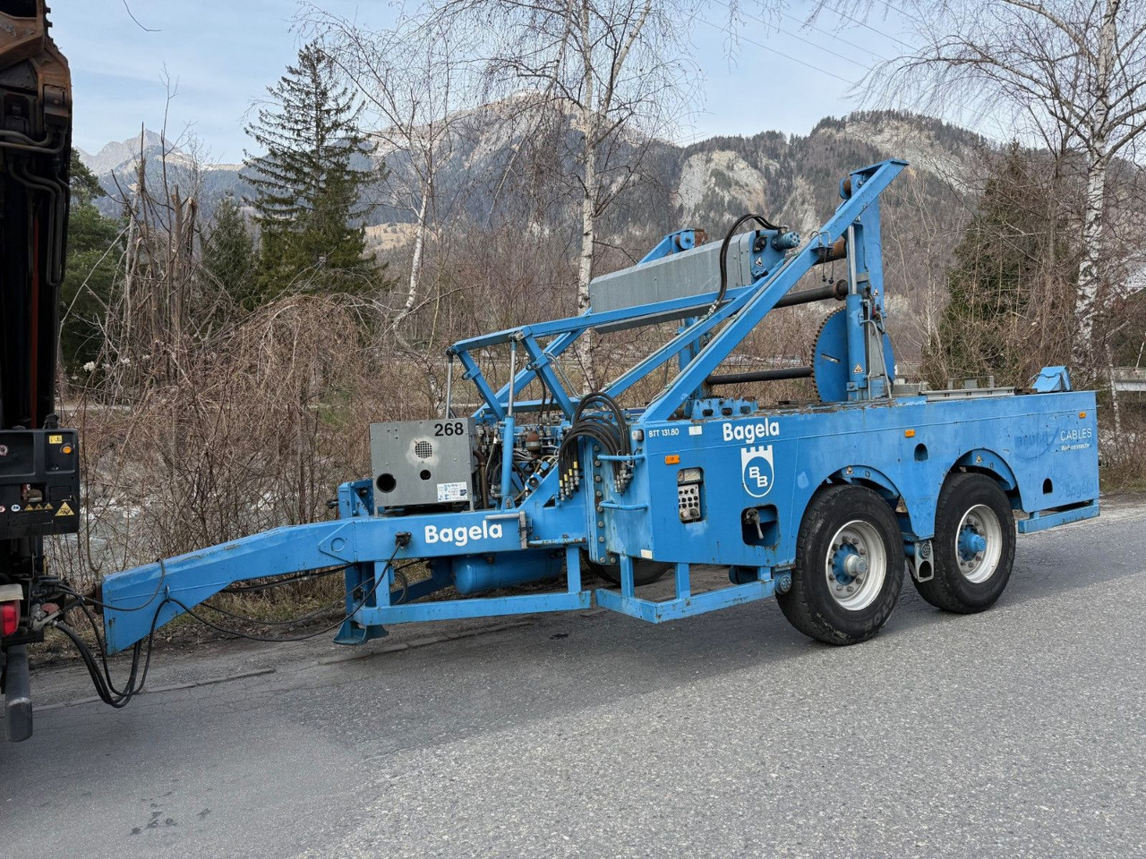 Bagela BTT 131.80E, Kabeltransport, cable transp - נגרר לגלגל כבלים: תמונה 1 Bagela BTT 131.80E, Kabeltransport, cable transp - נגרר לגלגל כבלים: תמונה 1