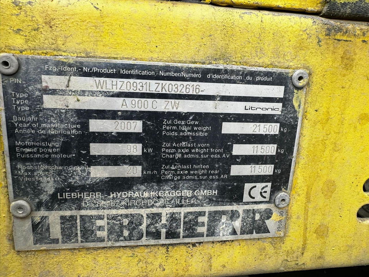 Liebherr A900C ZW Litronic PFS 2, Rail+Road, Gleisbagger - מחפר גלגלים: תמונה 3 Liebherr A900C ZW Litronic PFS 2, Rail+Road, Gleisbagger - מחפר גלגלים: תמונה 3