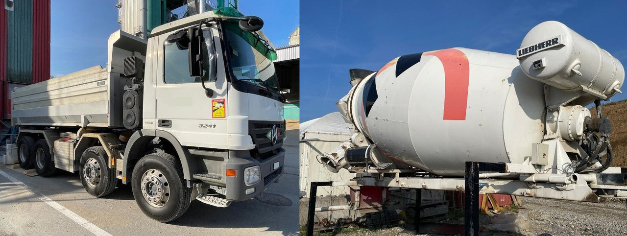Mercedes-Benz Actros 3241 8x4,E5,Wechselsystem Mischer/Kipper - משאית מערבלת בטון: תמונה 1 Mercedes-Benz Actros 3241 8x4,E5,Wechselsystem Mischer/Kipper - משאית מערבלת בטון: תמונה 1