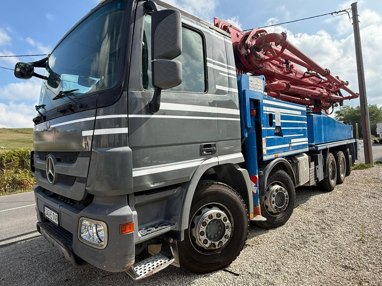 Mercedes-Benz Actros 4448 10x4, E5, MP-3, Putzmeister M46-5 - משאית משאבת בטון: תמונה 3 Mercedes-Benz Actros 4448 10x4, E5, MP-3, Putzmeister M46-5 - משאית משאבת בטון: תמונה 3