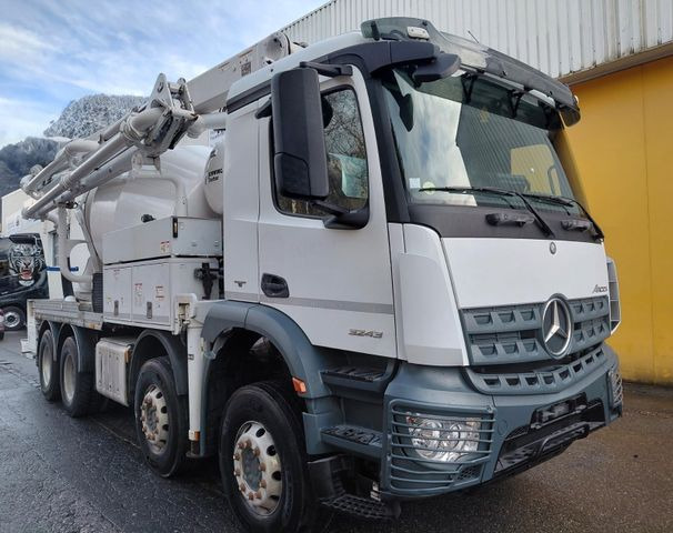 Mercedes-Benz Arocs 3243 8x4, E6, Schwing 24m, Stetter 7m3 - משאית משאבת בטון: תמונה 1 Mercedes-Benz Arocs 3243 8x4, E6, Schwing 24m, Stetter 7m3 - משאית משאבת בטון: תמונה 1