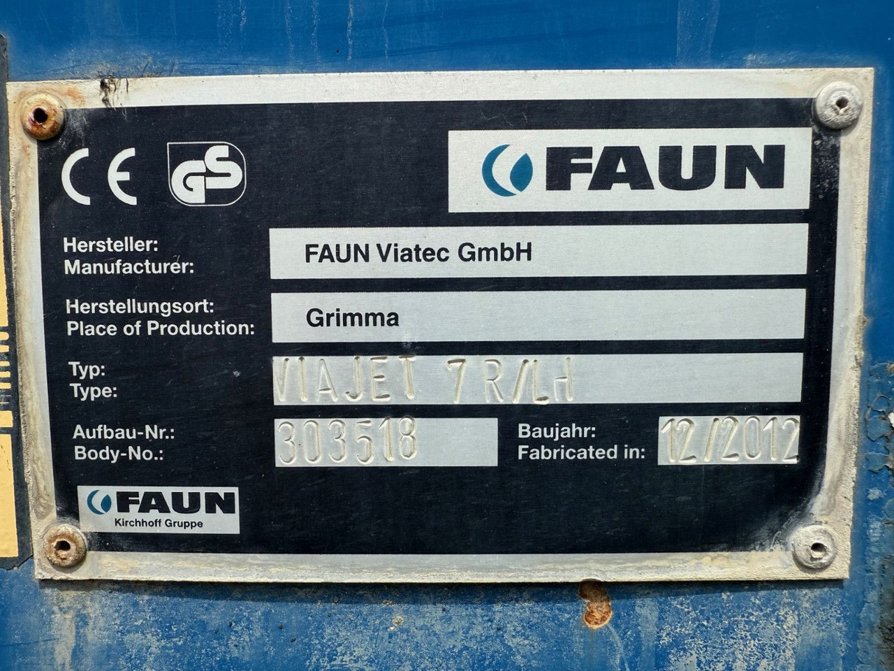 מטאטא כבישים Mercedes-Benz Axor 1829 4x2, E5, EPS, RHD, Faun Kehrmaschine: תמונה 9
